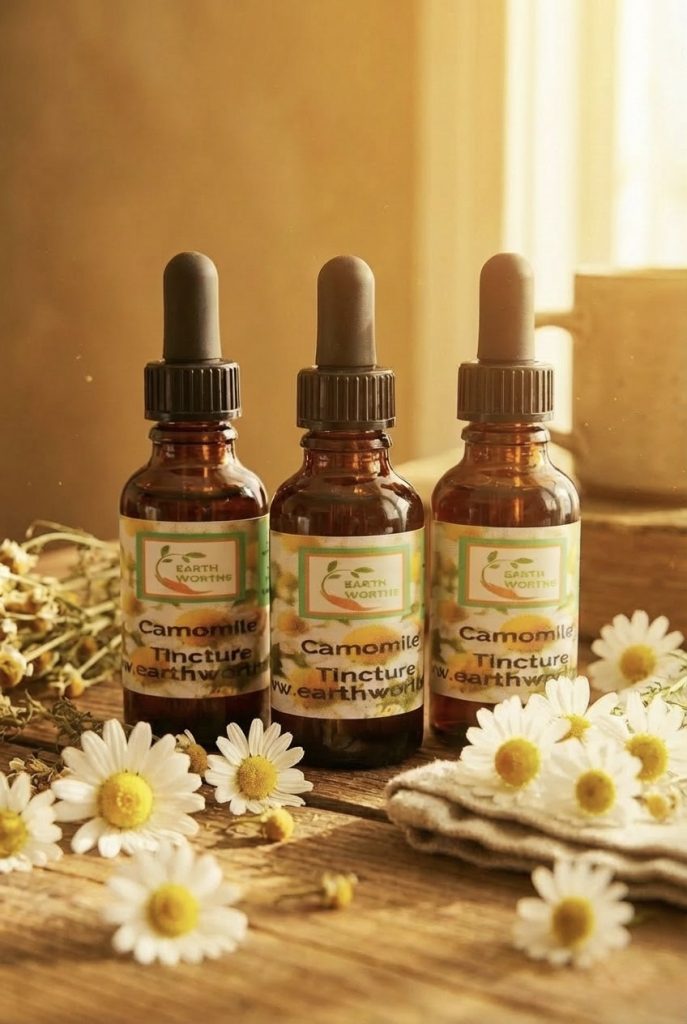 Chamomile tincture extracted in alcohol 30ml