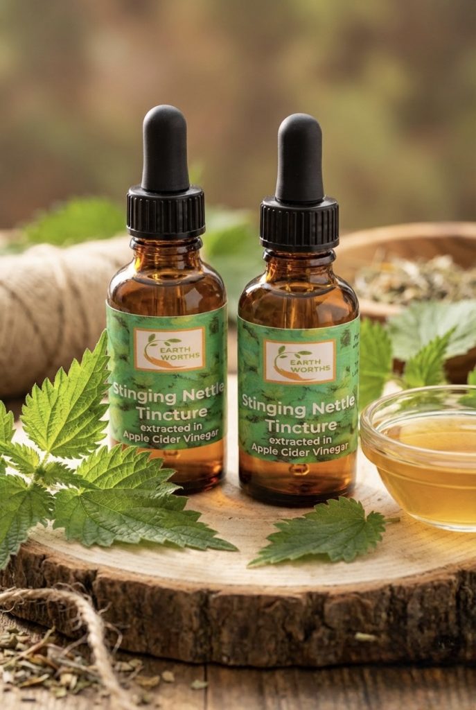 Stinging Nettle tincture extracted in apple cider vinegar  30ml